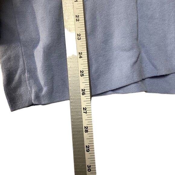 Talbots Plus Sweater Women Size 3X Blue Cotton Blend Pullover Style #KH5348 - Picture 4 of 6